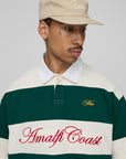 Oversized Amalfi Striped Rugby Polo