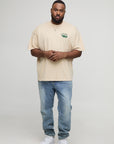 Plus Oversized Monaco Racing Print T-Shirt