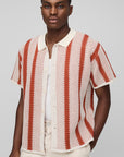 Regular Fit Stripe Knitted Shirt