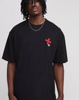 Tall Oversized Cross Embroidery T-Shirt