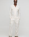 Long Sleeve Linen Blend Cargo Shirt & Trouser