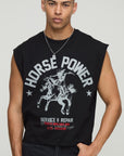Oversized Boxy Western Graphic Vest