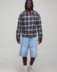 Regular Fit Western Rivet Denim Jorts