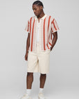 Regular Fit Stripe Knitted Shirt