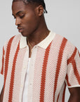 Regular Fit Stripe Knitted Shirt