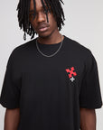 Tall Oversized Cross Embroidery T-Shirt